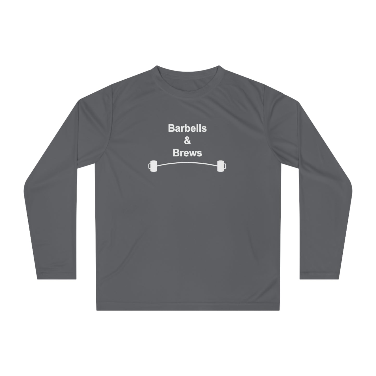 Barbells and Brews Performance Long Sleeve Shirt