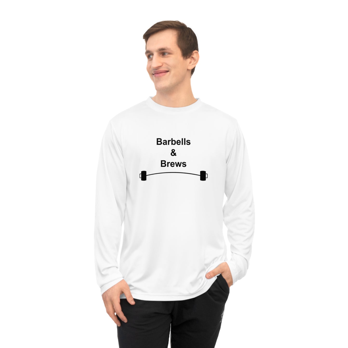 Barbells and Brews Performance Long Sleeve Shirt